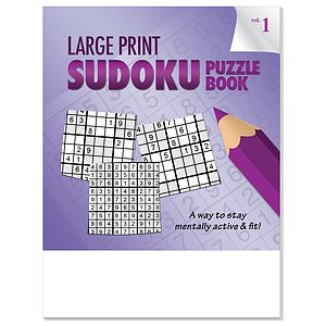 Puzzle Book: LARGE PRINT Sudoku