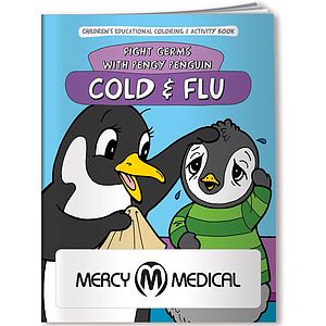 Coloring Book: Be Safe: Stop the Spread of Germs