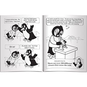 Coloring Book: Be Safe: Stop the Spread of Germs