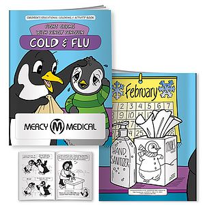 Coloring Book: Be Safe: Stop the Spread of Germs