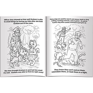 Coloring Book: Police Officers Care