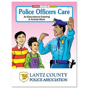 Coloring Book: Police Officers Care