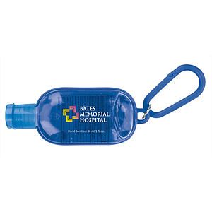 1 oz. Hand Sanitizer with Colorful Case and Carabiner