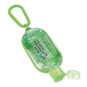 1 oz. Hand Sanitizer with Colorful Case and Carabiner