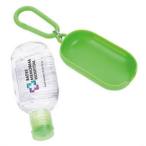 1 oz. Hand Sanitizer with Colorful Case and Carabiner