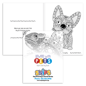 Good Value™ Unwind with Pets Adult Coloring Book