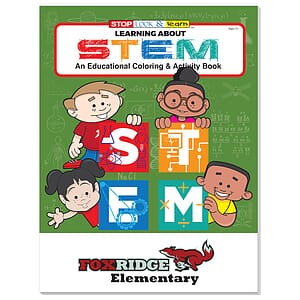 Coloring Book: Learning About STEM