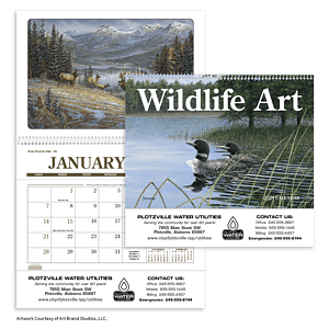 Triumph® Calendars Wildlife Art Pocket Calendar