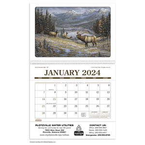 Triumph® Calendars Wildlife Art Pocket Calendar