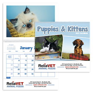 Triumph® Calendars Puppies & Kittens Pocket Calendar