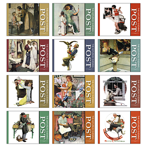 HotLine® Products Saturday Evening Post Appointment Calendar - Spiral