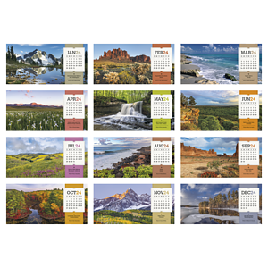 Triumph® Calendars American Splendor Desk Calendar