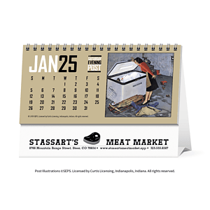 Triumph® Calendars  The Saturday Evening Post Desk Calendar