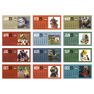 Triumph® Calendars  The Saturday Evening Post Desk Calendar