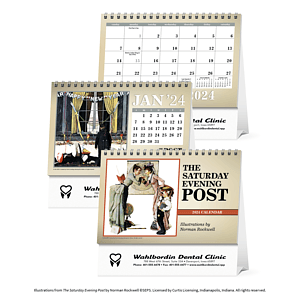 Triumph® Calendars The Saturday Evening Post Large Desk Calendar