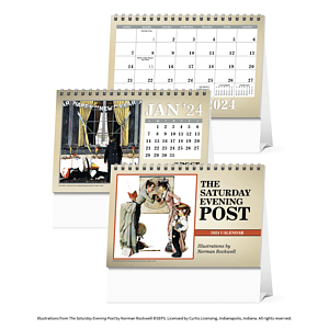 Triumph® Calendars The Saturday Evening Post Large Desk Calendar