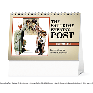 Triumph® Calendars The Saturday Evening Post Large Desk Calendar