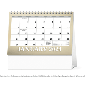 Triumph® Calendars The Saturday Evening Post Large Desk Calendar