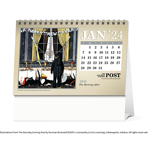 Triumph® Calendars The Saturday Evening Post Large Desk Calendar