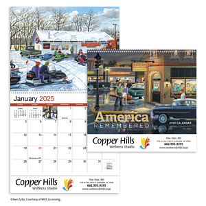 HotLine® Products America Remembered Appointment Calendar - Spiral