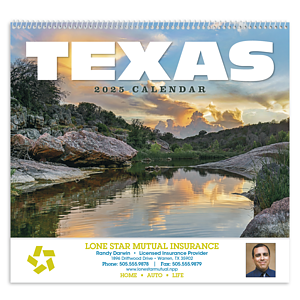 HotLine® Products Texas Appointment Calendar - Spiral