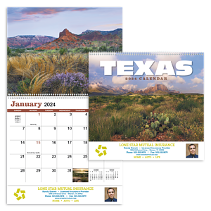 HotLine® Products Texas Appointment Calendar - Spiral