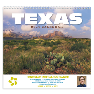 HotLine® Products Texas Appointment Calendar - Spiral