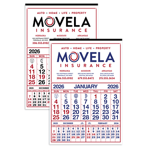 Skinner & Kennedy® Commercial 12-Sheet Calendar