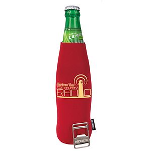 Koozie® Bottle Cooler w/ Removable Bottle Opener