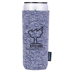 Koozie® Heather Collapsible Slim Can Cooler