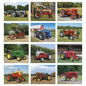 HotLine® Products Vintage Tractors Appointment Calendar - Spiral