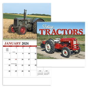 HotLine® Products Vintage Tractors Appointment Calendar - Spiral
