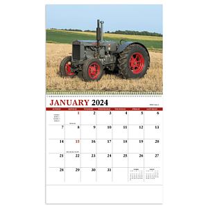 HotLine® Products Vintage Tractors Appointment Calendar - Spiral