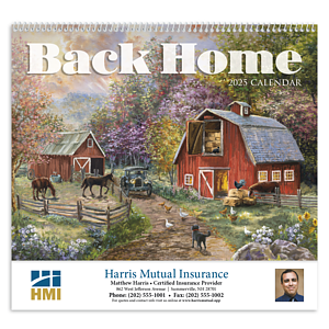 HotLine® Products Back Home Appointment Calendar - Spiral
