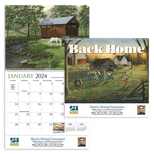 HotLine® Products Back Home Appointment Calendar - Spiral