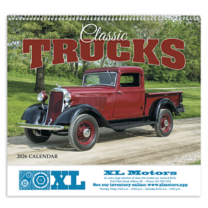 HotLine® Products Classic Trucks Appointment Calendar - Spiral