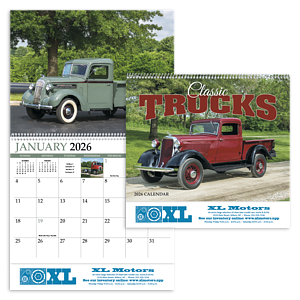 HotLine® Products Classic Trucks Appointment Calendar - Spiral