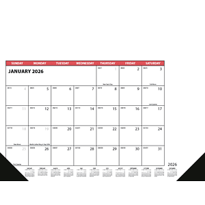 Skinner & Kennedy® Desk Pad Calendar