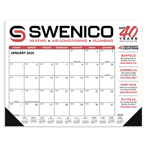 Skinner & Kennedy® Desk Pad Calendar