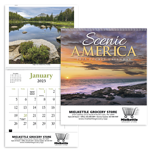 HotLine® Products Scenic America® Pocket Calendar