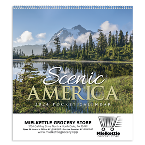 HotLine® Products Scenic America® Pocket Calendar