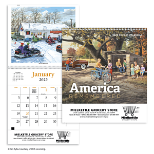 HotLine® Products America Remembered Pocket Calendar