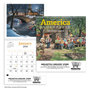 HotLine® Products America Remembered Pocket Calendar