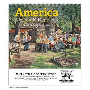 HotLine® Products America Remembered Pocket Calendar