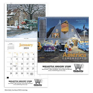 HotLine® Products America Remembered Pocket Calendar
