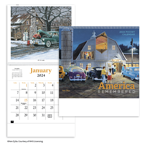 HotLine® Products America Remembered Pocket Calendar