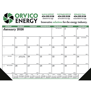 Skinner & Kennedy® Desk Pad Calendar