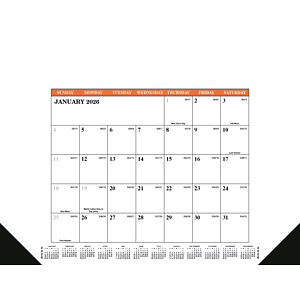 Skinner & Kennedy® Desk Pad Calendar