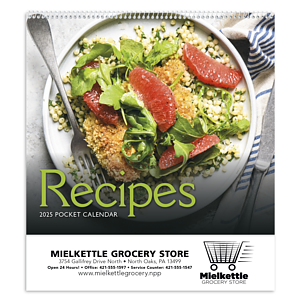 HotLine® Products Recipe Pocket Calendar