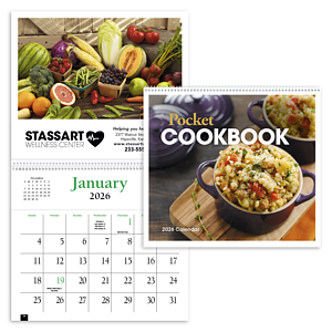 HotLine® Products Pocket Cookbook Calendar